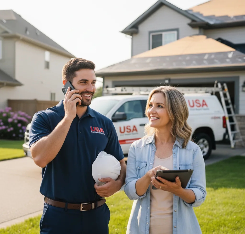 USA Roof Repair Experts customer support in Warden